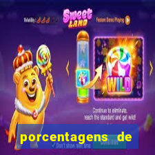 porcentagens de jogos pagantes